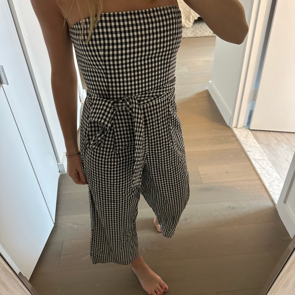 Gingham Jumpsuit